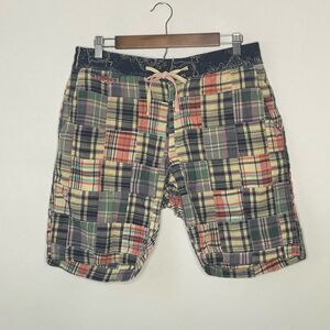 Denim & Supply Ralph Lauren Plaid Madras Shorts Large